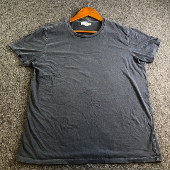 Alex Lehr Tshirt Mens Medium Blue Short Sleeve Cotton Hampton Wash Comfort - Picture 3 of 10